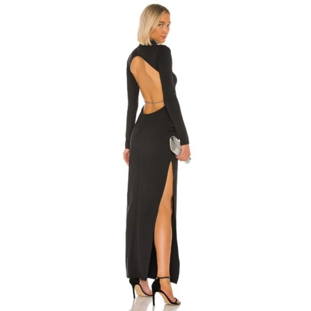Michael Lo Sordo Black Maxi Dress